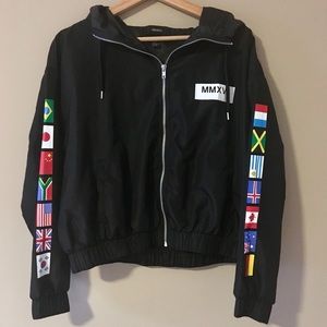 “WORLDWIDE” Windbreaker